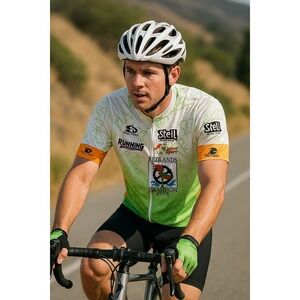 Pactimo Redlands Triathlon Club Cycling Jersey Men's XL Full Zip Race Fit 3 Rear